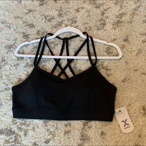 Women’s sports bra, Black, Large, NWT